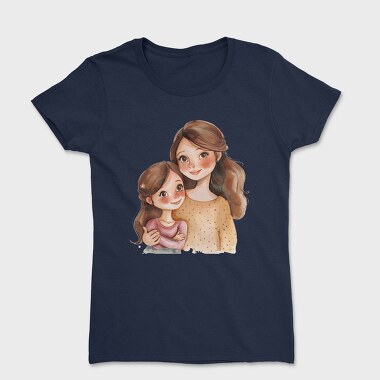 Watercolor Mommy Baby, Tricou Femei