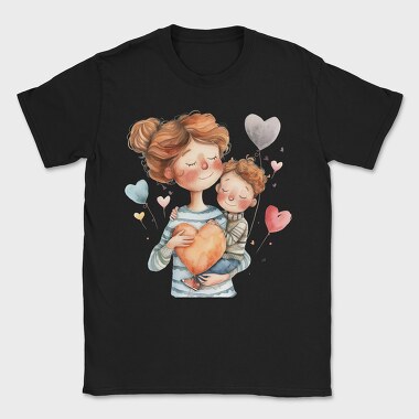 Watercolor Mommy Love, Tricou Barbati (Unisex)