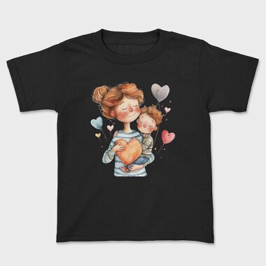 Watercolor Mommy Love, Tricou Copii