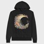 Watercolor Moon Circle, Hanorac Oversize Barbati (Unisex)