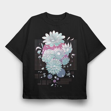 Daisy Flowers, Tricou Oversize Barbati (Unisex)