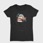 Cute Penguin In Pocket Coffee, Tricou Femei