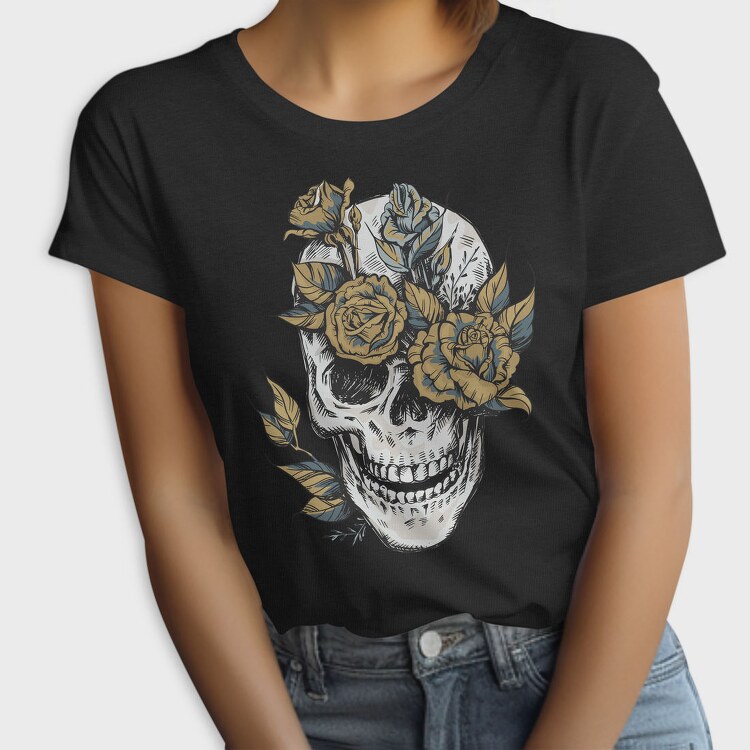 Flower Skull, Tricou Femei