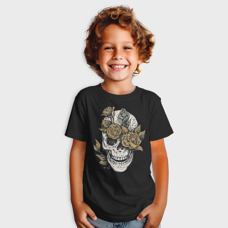 Flower Skull, Tricou Copii