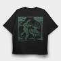Dancing Foxes Tote, Tricou Oversize Barbati (Unisex)
