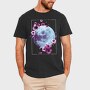 Moon And Flowers Japanese Spring, Tricou Barbati (Unisex)