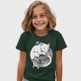 Yin Yang Cats Monochrome, Tricou Copii