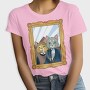 American Gothic Cat Farmer, Tricou Femei
