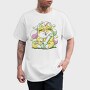 Cannabis Bong Cat Stoner, Tricou Barbati (Unisex)
