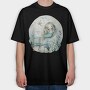 Watercolor Mermaid Ocean, Tricou Oversize Barbati (Unisex)