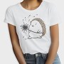 Dandelion And Hedgehog Holding A, Tricou Femei