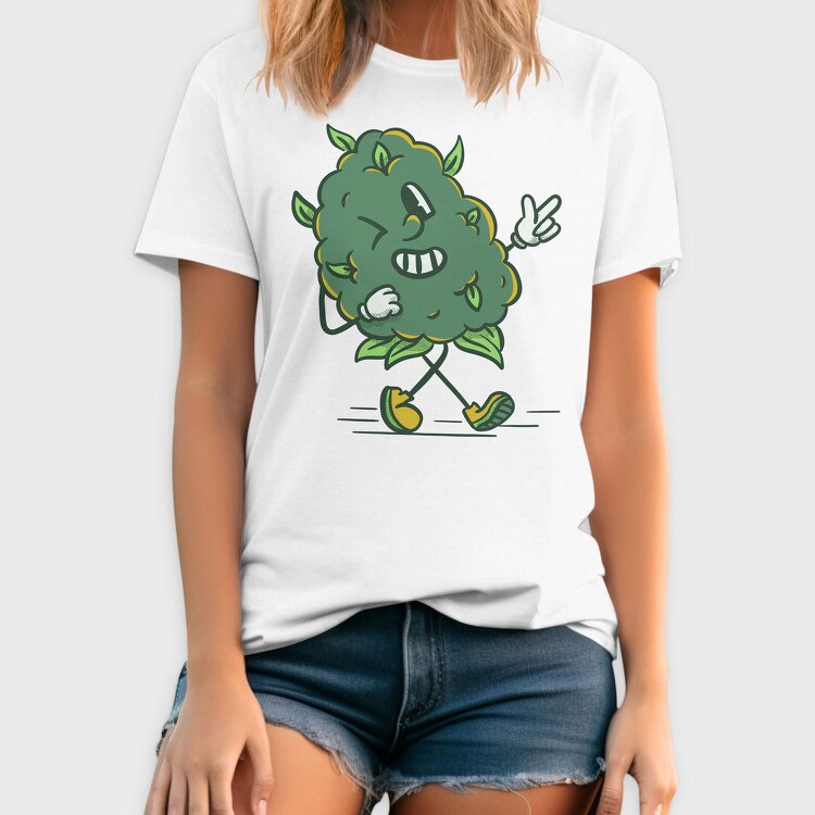 Cannabis Buddy Cartoon, Tricou Barbati (Unisex)