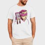 Brain Phone Illustration, Tricou Barbati (Unisex)