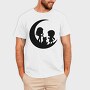 Moon Kids Silhouette In The Moon, Tricou Barbati (Unisex)