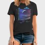 Moon Landscape Planets, Tricou Barbati (Unisex)