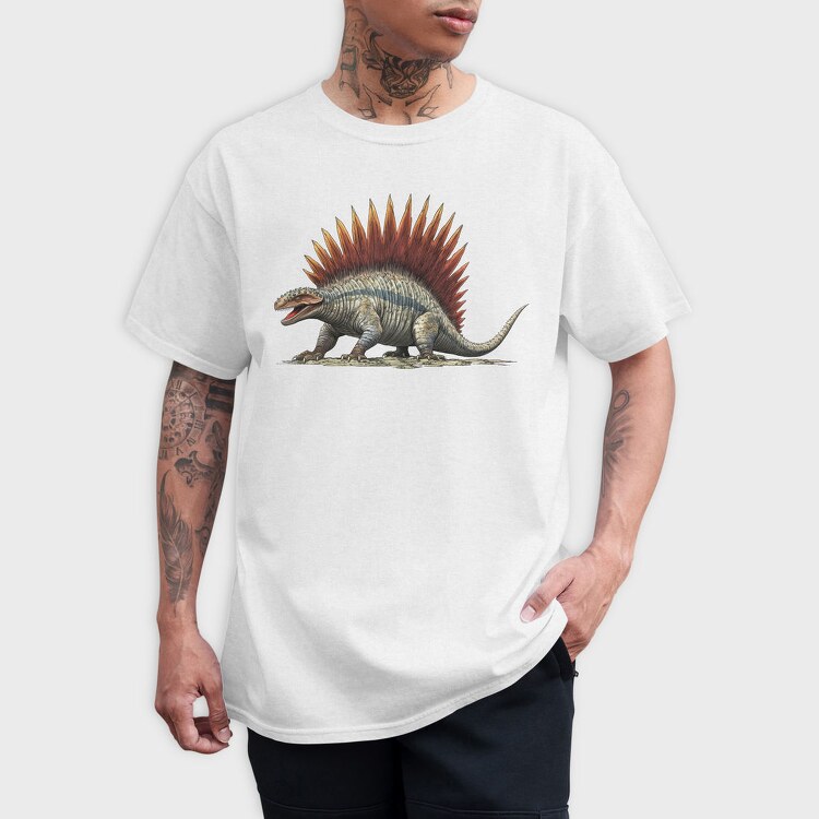 Prehistoric Dimetrodon, Tricou Barbati (Unisex)