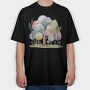 Watercolor Forest Mystic, Tricou Oversize Barbati (Unisex)