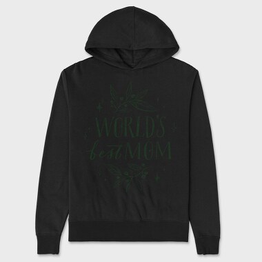 Best Mom Mothers Day Lettering, Hanorac Oversize Barbati (Unisex)