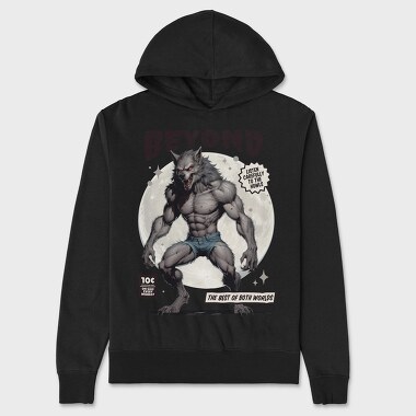 Beyond Werewolf Comic Trend, Hanorac Oversize Barbati (Unisex)