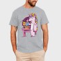Tired Unicorn With Coffee, Tricou Barbati (Unisex)