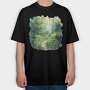 Watercolor Forest Path, Tricou Oversize Barbati (Unisex)