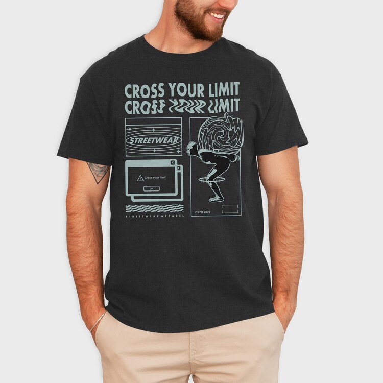 Cross Your Limits 2, Tricou Barbati (Unisex)