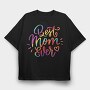 Pride Themed Best Mom, Tricou Oversize Barbati (Unisex)