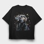 Labrador Space Constellation, Tricou Oversize Barbati (Unisex)