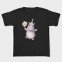 Watercolor Hippo Birthday, Tricou Copii