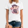 Cute Halloween Axolotl, Tricou Barbati (Unisex)