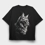 Profile Cat, Tricou Oversize Barbati (Unisex)