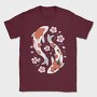 Koi Fish With Cherry Blossom, Tricou Barbati (Unisex)