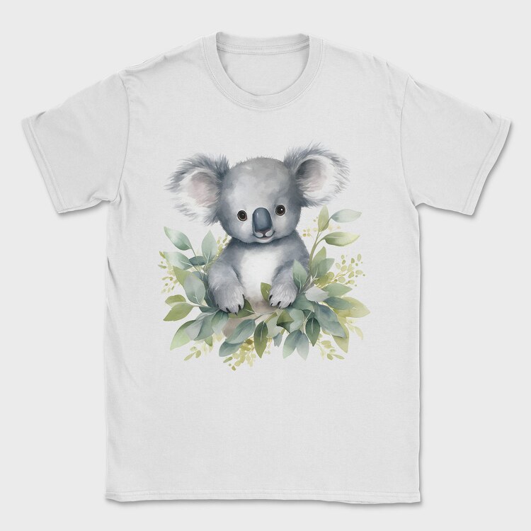 Koala Watercolor, Tricou Barbati (Unisex)