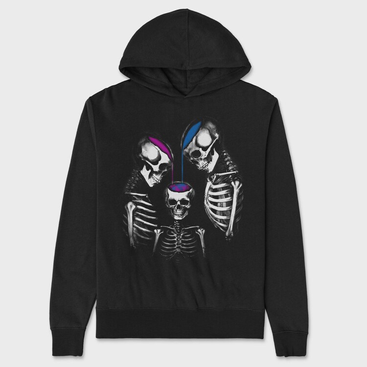 Knowledge Skeleton Parents, Hanorac Oversize Barbati (Unisex)