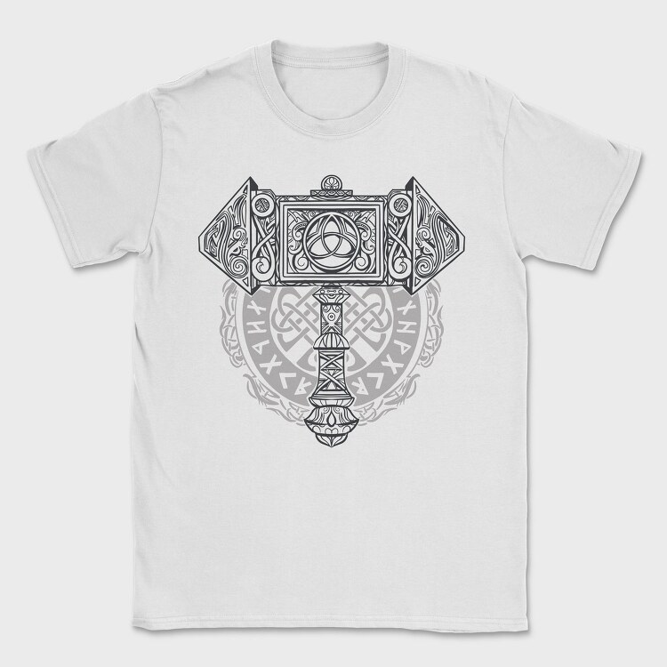 Knot Viking Mjolnir, Tricou Barbati (Unisex)