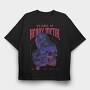 Knights of Heavy Metal, Tricou Oversize Barbati (Unisex)