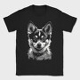 Kleekai Dog Monochrome, Tricou Barbati (Unisex)