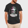 Glitch Front Face, Tricou Barbati (Unisex)