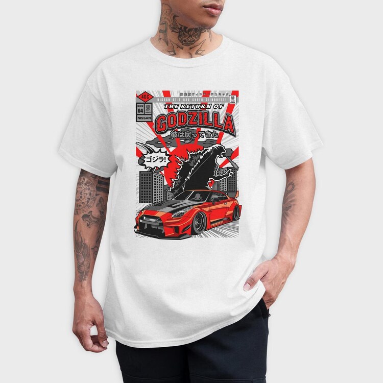 Godzilla R35, Tricou Barbati (Unisex)