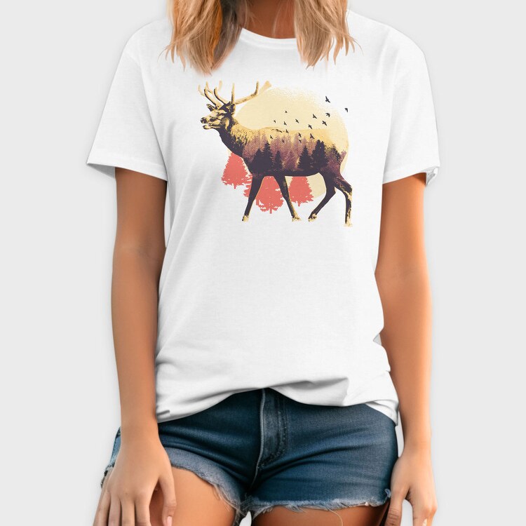 Moose, Tricou Barbati (Unisex)