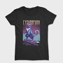 Cyberpunk Skater Cat, Tricou Femei