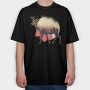 Moose, Tricou Oversize Barbati (Unisex)