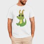 Cute Horned Crocodile Golden Horns, Tricou Barbati (Unisex)