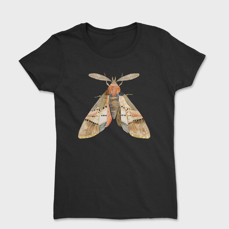 Watercolor Moth Art, Tricou Femei