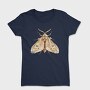 Watercolor Moth Midnight, Tricou Femei
