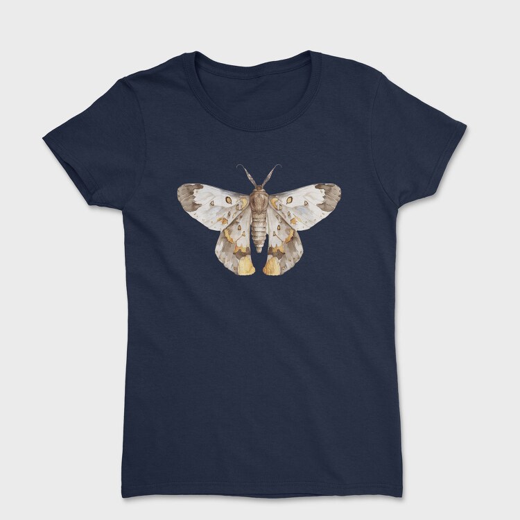 Watercolor Moth Moonlight, Tricou Femei