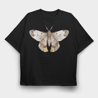 Watercolor Moth Moonlight, Tricou Oversize Barbati (Unisex)