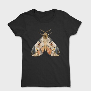 Watercolor Moth Pattern, Tricou Femei