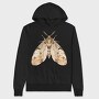Watercolor Moth Wings, Hanorac Oversize Barbati (Unisex)