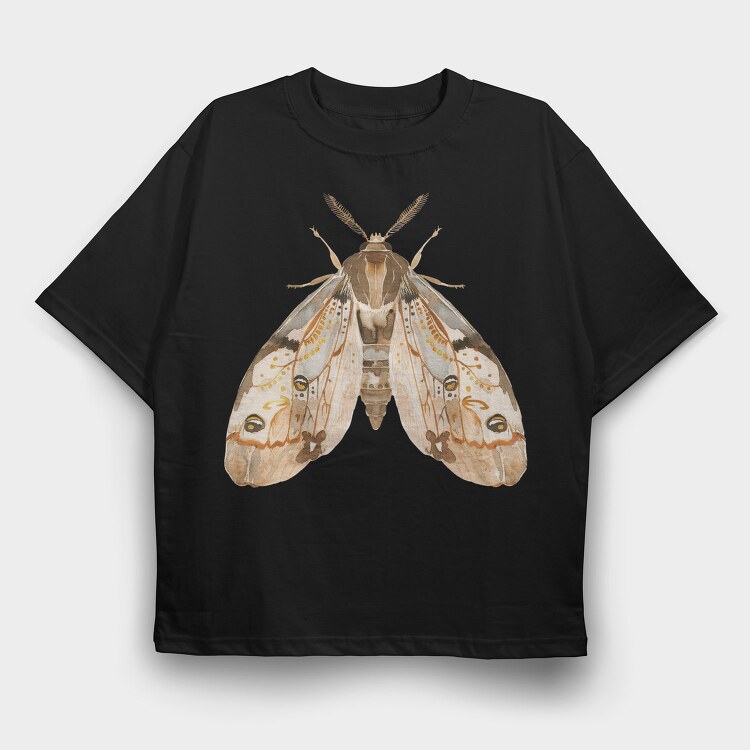 Watercolor Moth Wings, Tricou Oversize Barbati (Unisex)